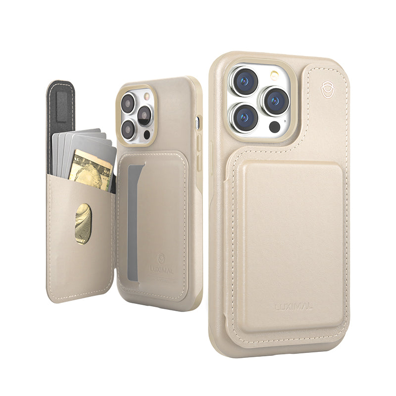 Ultimal Compatible With IPhone Microfiber Leather Wallet Case With Card Holder