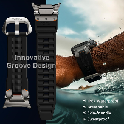 ULTIMAL TPU Metal Watch Band for Samsung Galaxy Watch Ultra 47mm