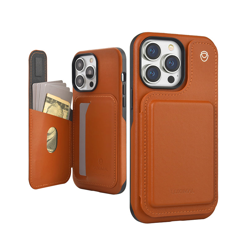 Ultimal Compatible With IPhone Microfiber Leather Wallet Case With Card Holder